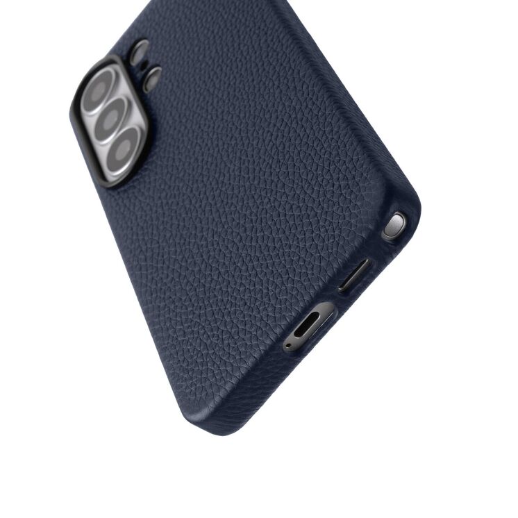 Кожаный чехол MELKCO Leather Case Magnetic для Samsung Galaxy S26 Ultra (S948) - Dark Blue: фото 4 из 4