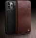Кожаный чехол QIALINO Classic Case для Apple iPhone 12 Pro Max - Brown (253444Z). Фото 10 из 16