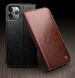 Кожаный чехол QIALINO Classic Case для Apple iPhone 12 Pro Max - Brown (253444Z). Фото 9 из 16