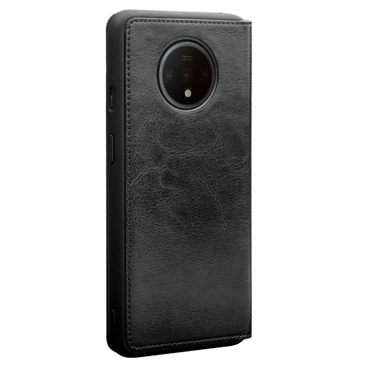 Кожаный чехол QIALINO Classic Case для OnePlus 7T - Black: фото 4 из 13