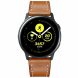Кожаный ремешок Deexe Classic для часов с шириной крепления 20мм - Brown (895403Z). Фото 7 из 7