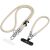 Набор ремешков Tech-Protect C10S Rope Crossbody - Beige / Titanium: фото 1 из 9