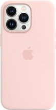 Оригинальный чехол Silicone Case with MagSafe для Apple iPhone 13 Pro (MM2H3ZE/A) - Chalk Pink: фото 1 из 5