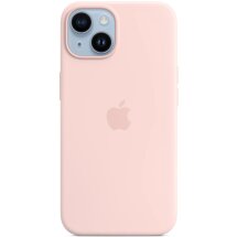 Оригінальний чохол Silicone Case with MagSafe для Apple iPhone 14 (MPRX3) - Chalk Pink: фото 1 з 7