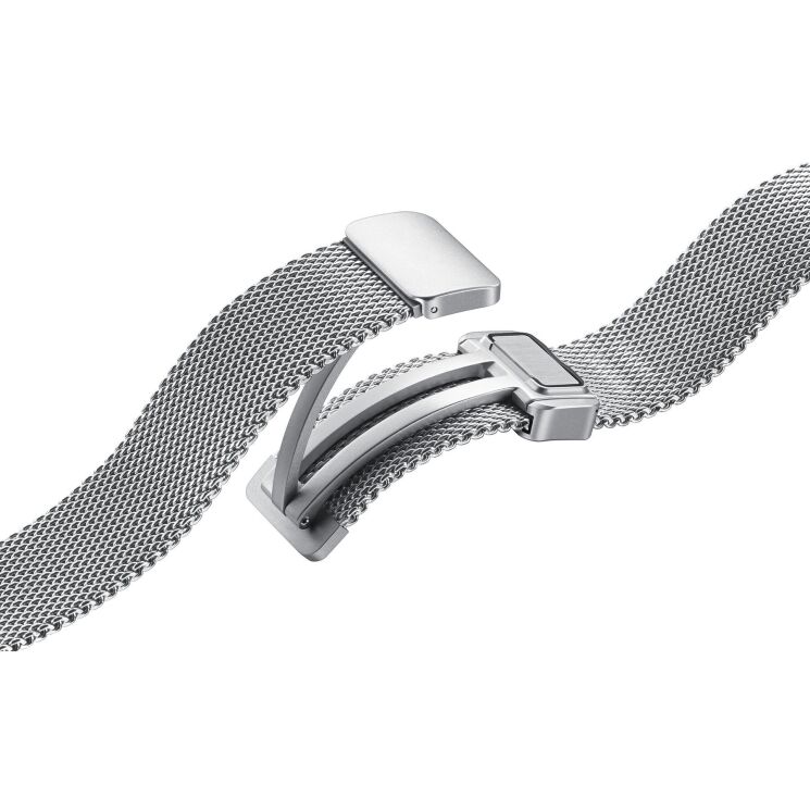 Оригинальный ремешок Milanese Band (M/L) для Samsung Galaxy Watch 6 (44mm) GP-TYR940SAASW - Silver: фото 4 из 4