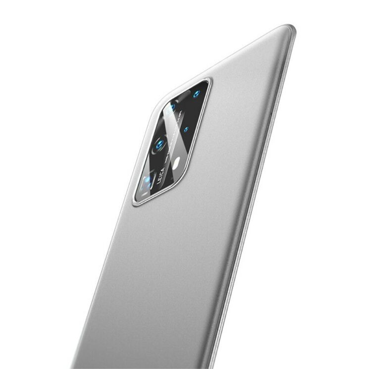 Пластиковый чехол BASEUS Wing Series для Huawei P40 Pro - White: фото 4 из 10