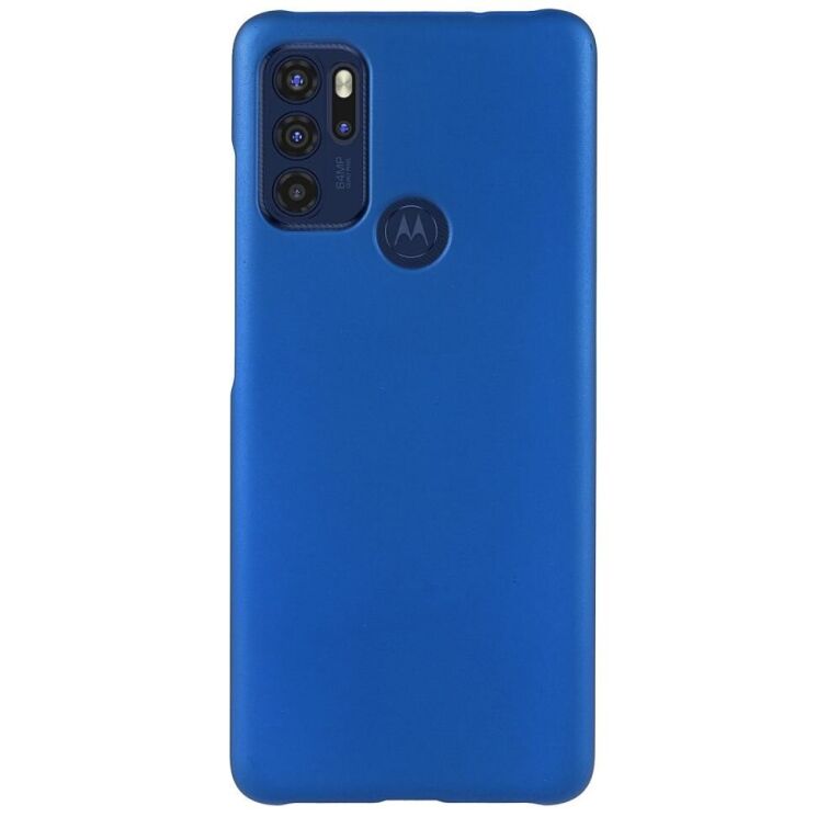 Пластиковий чохол Deexe Hard Shell для Motorola Moto G60s - Blue: фото 1 з 8