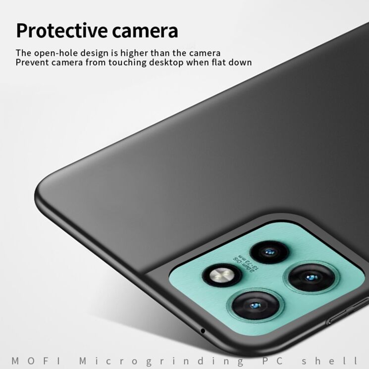 Пластиковий чохол MOFI Slim Shield для Motorola Edge 60 Neo - Black (401707B) Пластиковий чохол MOFI Slim Shield для Motorola Edge 60 Neo - Black: фото 5 з 9