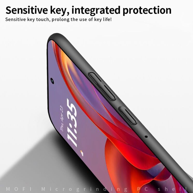 Пластиковий чохол MOFI Slim Shield для Motorola Edge 60 Neo - Black (401707B) Пластиковий чохол MOFI Slim Shield для Motorola Edge 60 Neo - Black: фото 4 з 9