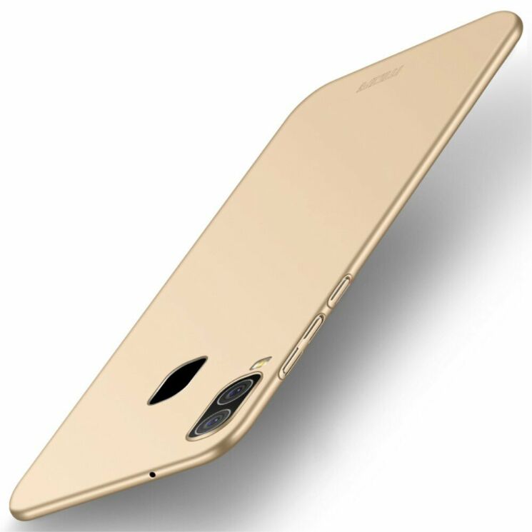 Пластиковый чехол MOFI Slim Shield для Samsung Galaxy A40 (А405) - Gold: фото 1 из 9