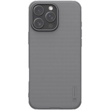 Пластиковый чехол NILLKIN Frosted Shield для Apple iPhone 16 Pro Max - Grey: фото 1 из 18