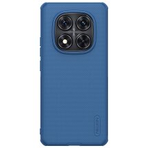Пластиковый чехол NILLKIN Frosted Shield Pro для Xiaomi Redmi Note 14 Pro 5G - Blue: фото 1 из 16