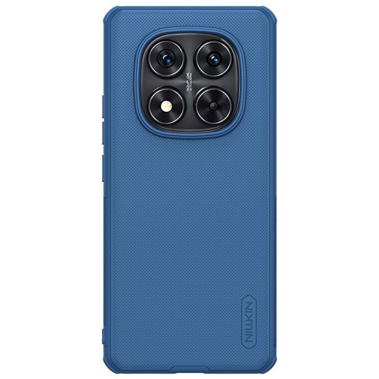 Пластиковый чехол NILLKIN Frosted Shield Pro для Xiaomi Redmi Note 14 Pro 5G - Blue: фото 1 из 16