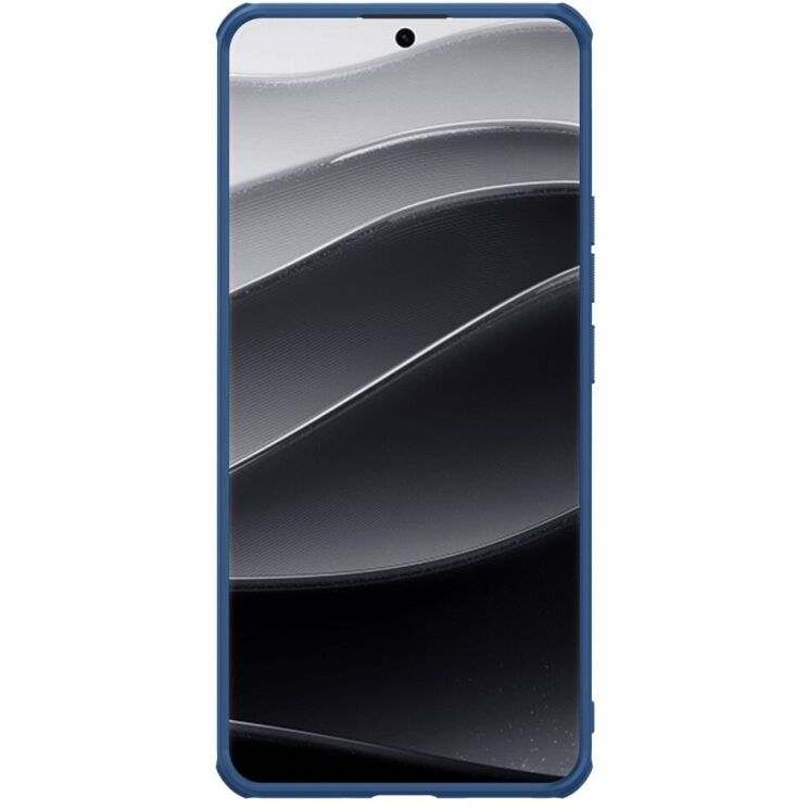 Пластиковый чехол NILLKIN Frosted Shield Pro для Xiaomi Redmi Note 14 Pro 5G - Blue: фото 3 из 16