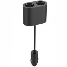 Разветвитель прикуривателя Xiaomi Roidmi 1 to 2 charger adapter (8A) GDS4055RT - Black: фото 1 из 5