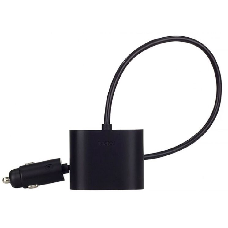 Разветвитель прикуривателя Xiaomi Roidmi 1 to 2 charger adapter (8A) GDS4055RT - Black: фото 5 из 5