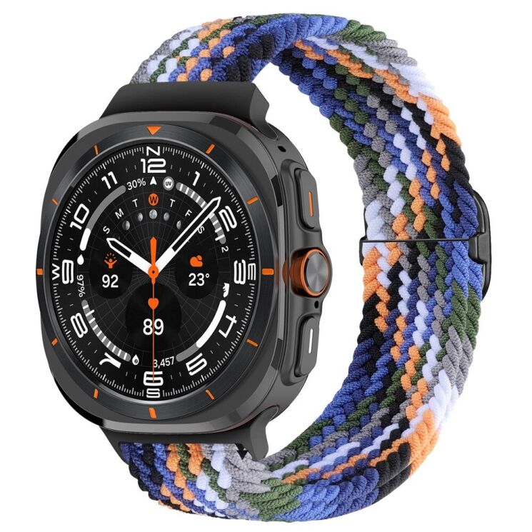 Ремешок Deexe Braided Strap для Samsung Galaxy Watch Ultra (47mm) - Denim Color: фото 2 из 7