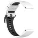 Ремешок Deexe Dual Color для часов с шириной крепления 22мм - White / Black (271418WB). Фото 3 из 4