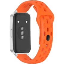 Ремешок Deexe Eclipse для Huawei Band 11 Pro / Band 11 - Orange: фото 1 из 9