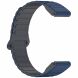 Ремешок Deexe Flexible Fit для часов Garmin c креплением Quick Fit 22mm - Midnight Blue / Grey (271416LG). Фото 4 из 8