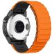 Ремешок Deexe Magnetic Band для часов Garmin c креплением Quick Fit 26mm - Orange / Black (369101BO). Фото 1 из 5