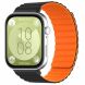 Ремінець Deexe Magnetic Band для Huawei Watch Fit 3 - Black / Orange (357110BO). Фото 2 з 3