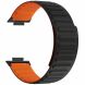 Ремінець Deexe Magnetic Band для Huawei Watch Fit 3 - Black / Orange (357110BO). Фото 1 з 3