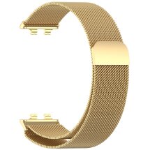 Ремешок Deexe Milanese Stainless Steel для Huawei Band 11 Pro / Band 11 - Gold: фото 1 из 5