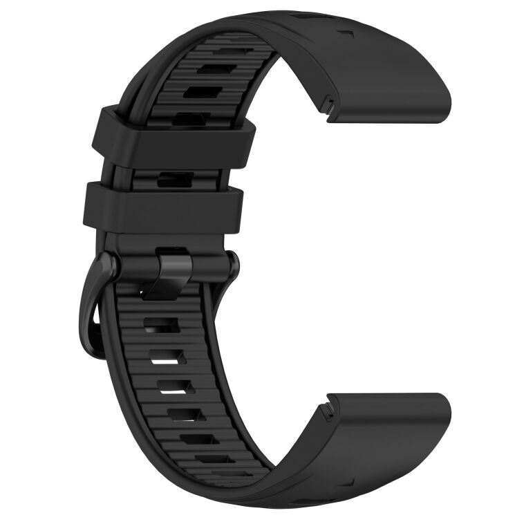 Ремінець Deexe Modern Strap для годинників Garmin з шириною кріплення QuickFit 20mm - Black: фото 2 з 7