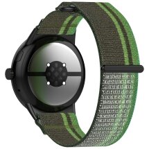 Ремешок Deexe Nylon Strap для Google Pixel Watch 3 (45mm) - Blackish Green: фото 1 из 6