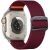 Ремешок Deexe Orbit Flex для Apple Watch 42 (Series 10) / 41 / 40 / SE 40 / 38 - Wine Red: фото 1 из 5