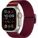 Ремінець Deexe Orbit Flex для Apple Watch 42 (Series 10) / 41 / 40 / SE 40 / 38 - Wine Red (364203WR). Фото 2 з 5