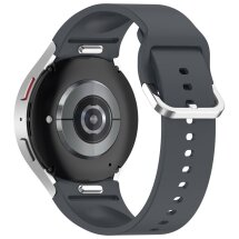 Ремінець Deexe Silicone Band для Samsung Galaxy Watch 4 / 4 Classic / 5 / 5 Pro / 6 / 6 Classic / 7 / FE - Dark Grey: фото 1 з 8