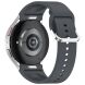 Ремінець Deexe Silicone Band для Samsung Galaxy Watch 4 / 4 Classic / 5 / 5 Pro / 6 / 6 Classic / 7 / FE - Dark Grey (358119DH). Фото 1 з 8