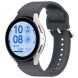 Ремінець Deexe Silicone Band для Samsung Galaxy Watch 4 / 4 Classic / 5 / 5 Pro / 6 / 6 Classic / 7 / FE - Dark Grey (358119DH). Фото 2 з 8