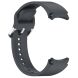 Ремінець Deexe Silicone Band для Samsung Galaxy Watch 4 / 4 Classic / 5 / 5 Pro / 6 / 6 Classic / 7 / FE - Dark Grey (358119DH). Фото 4 з 8