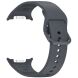 Ремінець Deexe Silicone Band для Samsung Galaxy Watch 8 (40/44mm) / 8 Classic - Dark Grey (384190DH). Фото 3 з 7