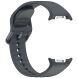 Ремінець Deexe Silicone Band для Samsung Galaxy Watch 8 (40/44mm) / 8 Classic - Dark Grey (384190DH). Фото 4 з 7