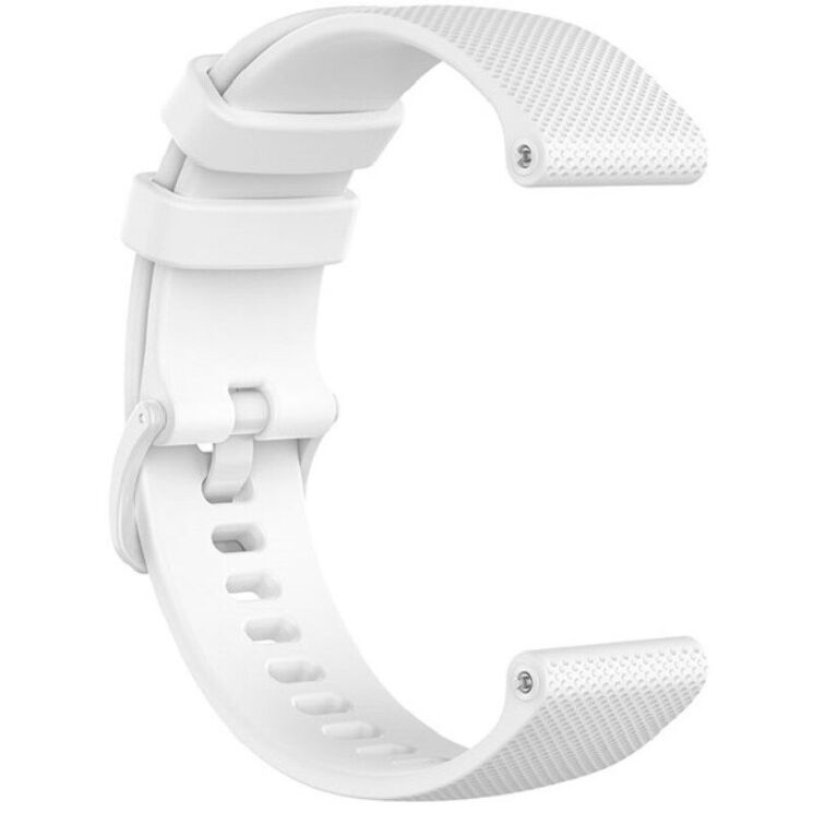 Ремешок Deexe Silicone Watchband для Huawei Watch GT 3 (46mm) - White: фото 4 из 8