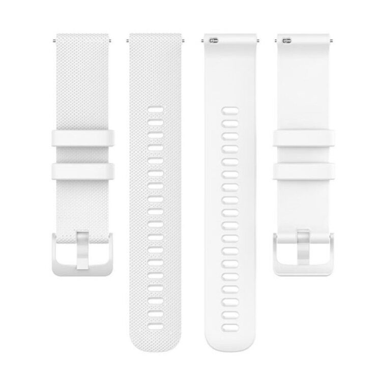 Ремешок Deexe Silicone Watchband для Huawei Watch GT 3 (46mm) - White: фото 5 из 8