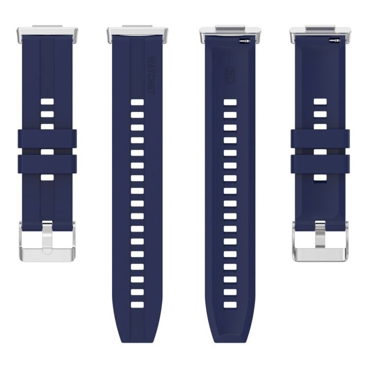 Ремінець Deexe Soft Line для Huawei Watch Fit 2 - Midnight Blue: фото 5 з 12