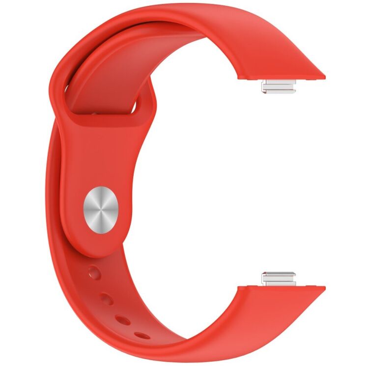 Ремешок Deexe Soft Touch для Huawei Watch Fit 3 - Red: фото 3 из 7