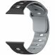 Ремешок Deexe Sport Design для Apple Watch 46 / 45 / 44 / SE 44 / 42 (Series 1-3) / Ultra / Ultra 2 - Black / Grey (371807BH). Фото 3 из 9