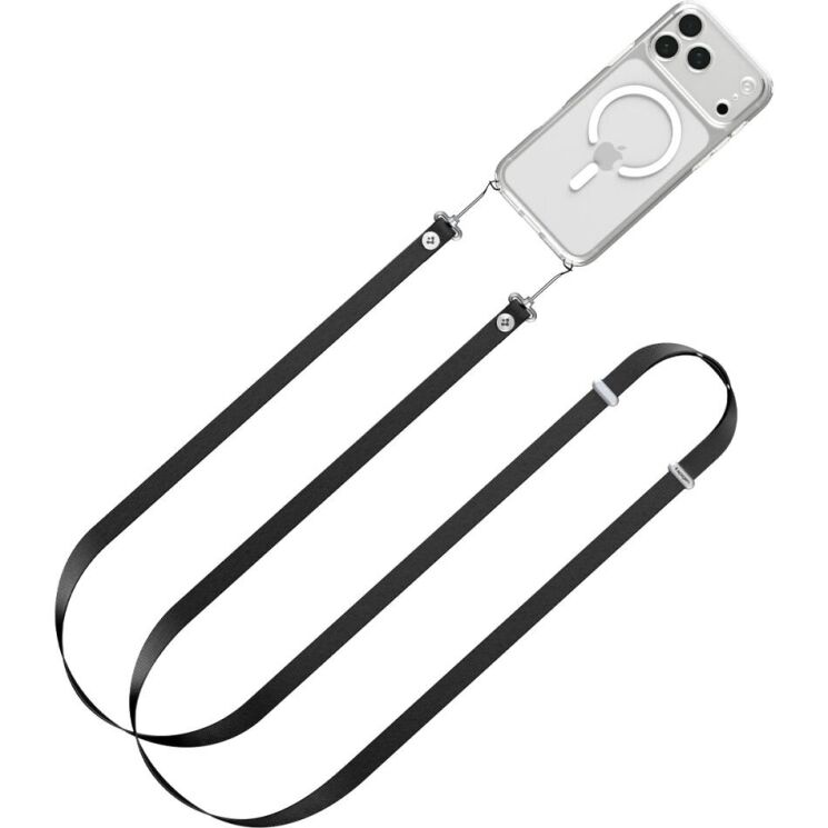 Ремінець для смартфону Spigen DA30L Lanyard Strap (AFA10614) - Black: фото 1 з 13