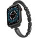 Ремешок KALEBOL Glam Strap для Apple Watch 42 (Series 10) / 41 / 40 / SE 40 / 38 - Black (345125B). Фото 2 из 6