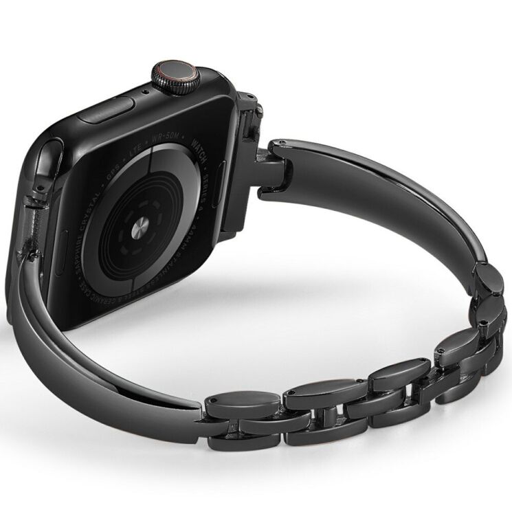 Ремешок KALEBOL Glam Strap для Apple Watch 42 (Series 10) / 41 / 40 / SE 40 / 38 - Black: фото 1 из 6