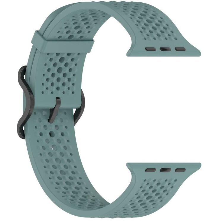 Ремінець Reframe Holes Fit для Apple Watch 49 / 46 / 45 / 44 / SE 44 / 42 (Series 1-3) / Ultra / Ultra 2 - Olive Green: фото 3 з 7