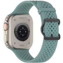 Ремінець Reframe Holes Fit для Apple Watch 49 / 46 / 45 / 44 / SE 44 / 42 (Series 1-3) / Ultra / Ultra 2 - Olive Green: фото 1 з 7