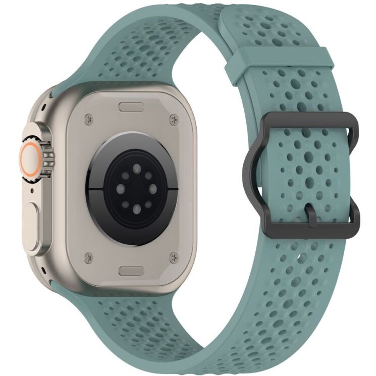 Ремінець Reframe Holes Fit для Apple Watch 49 / 46 / 45 / 44 / SE 44 / 42 (Series 1-3) / Ultra / Ultra 2 - Olive Green: фото 1 з 7