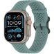 Ремінець Reframe Holes Fit для Apple Watch 49 / 46 / 45 / 44 / SE 44 / 42 (Series 1-3) / Ultra / Ultra 2 - Olive Green (371829G). Фото 4 з 7